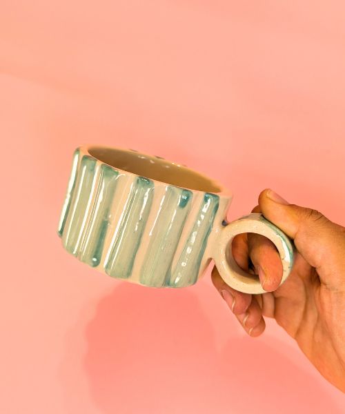 Taza original hecha a mano Amanda