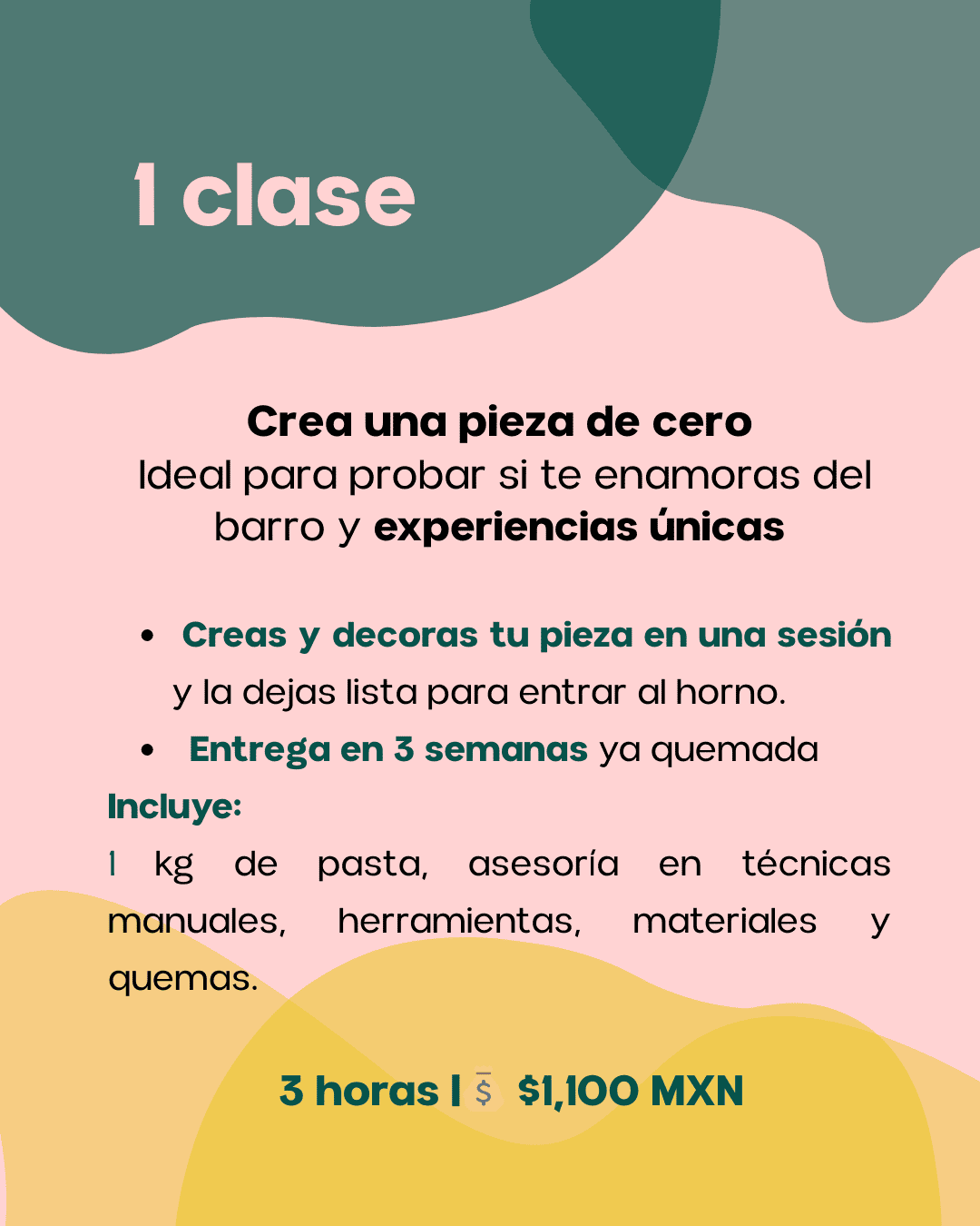 Clases de cerámica en el sur de la CDMX