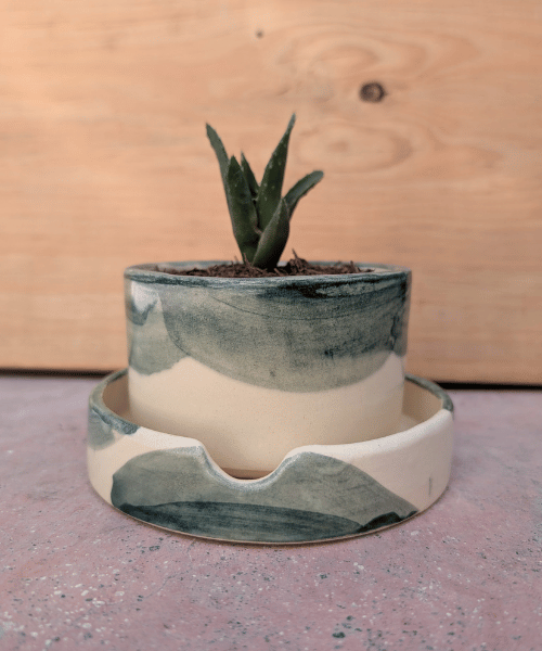 Maceta pequeña para interior Librada 🌱