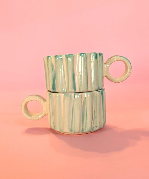 Taza original hecha a mano Amanda