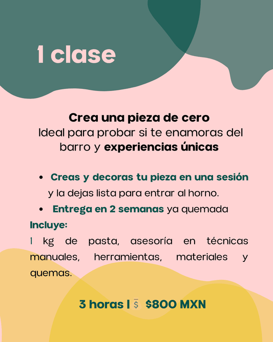Clase de cerámica 