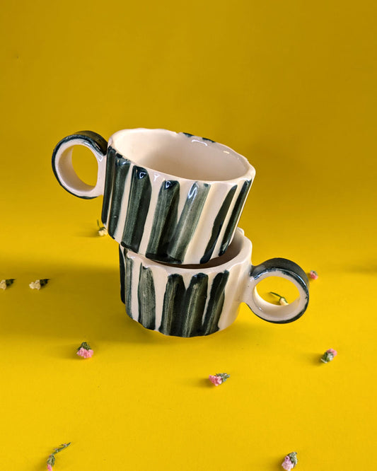 Taza original hecha a mano Amanda