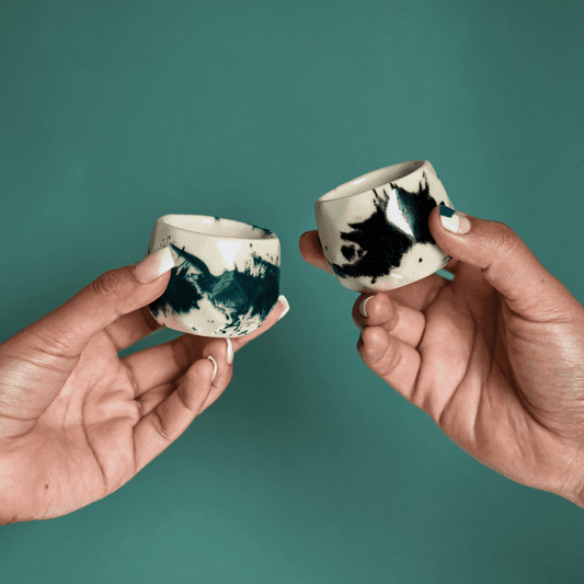 Kit de 6 vasos mezcaleros, Olivia